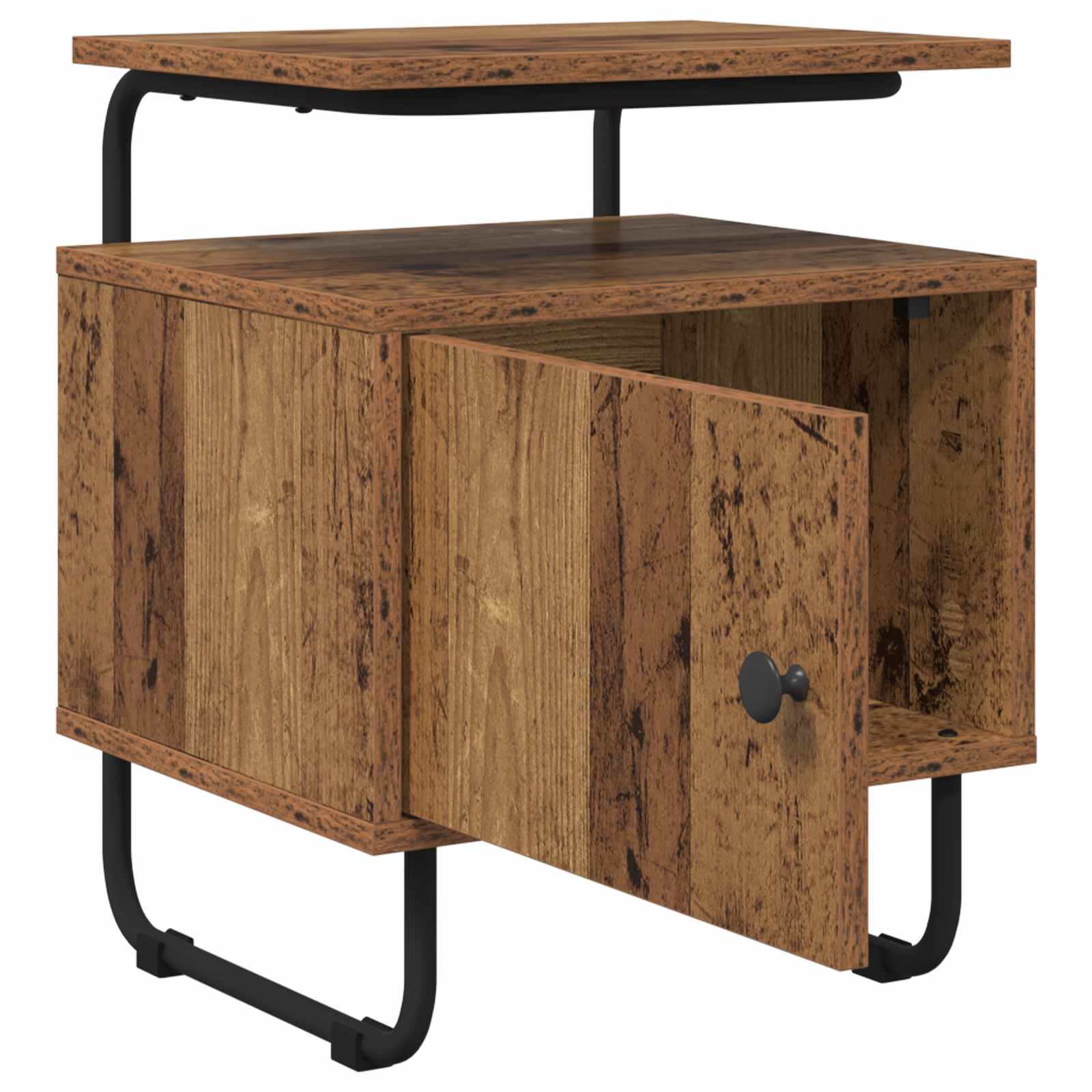 vidaXL Bedside Cabinet 2 pcs Old Wood 40 x 36.5 x 50 cm 4