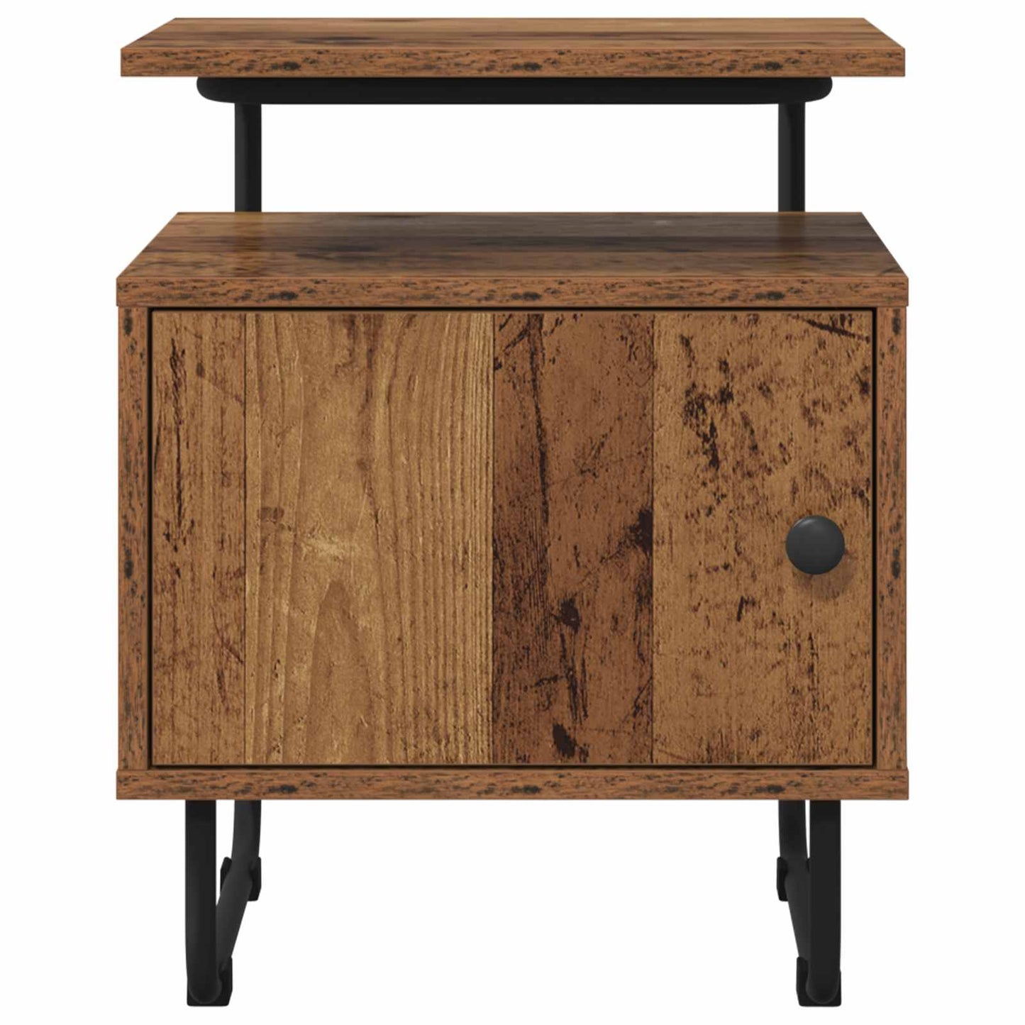 vidaXL Bedside Cabinet 2 pcs Old Wood 40 x 36.5 x 50 cm 5