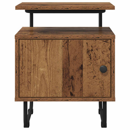 vidaXL Bedside Cabinet 2 pcs Old Wood 40 x 36.5 x 50 cm 5