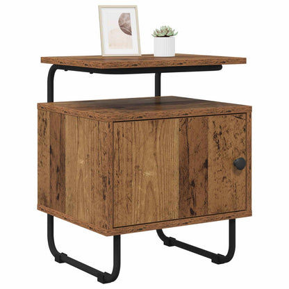 vidaXL Bedside Cabinet 2 pcs Old Wood 40 x 36.5 x 50 cm 2
