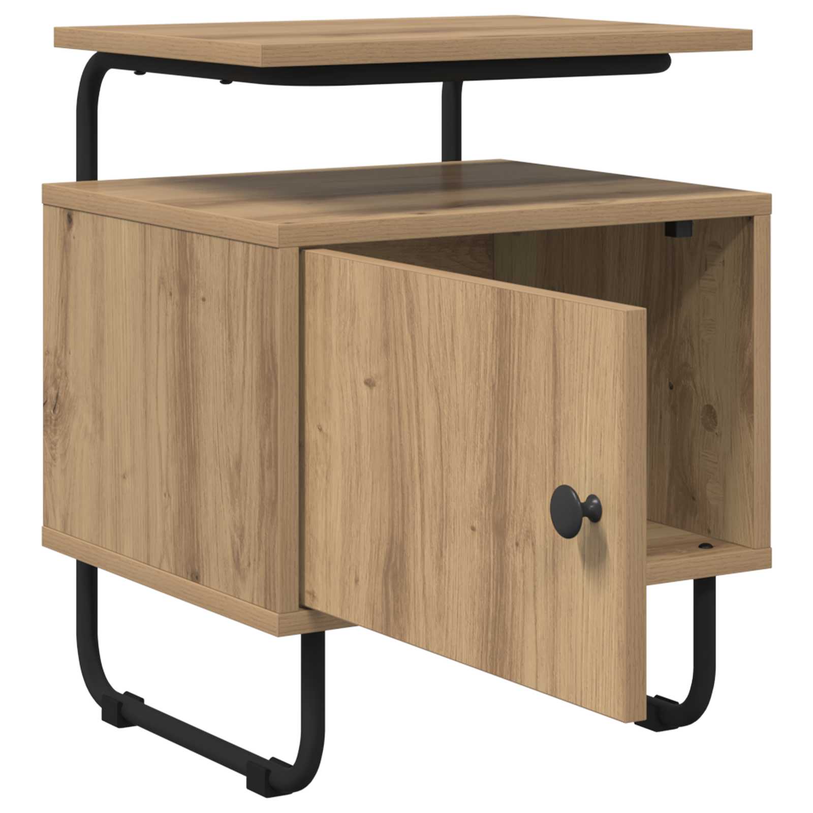 vidaXL Bedside Cabinet 2 pcs Artisan Oak 40 x 36.5 x 50 cm 4