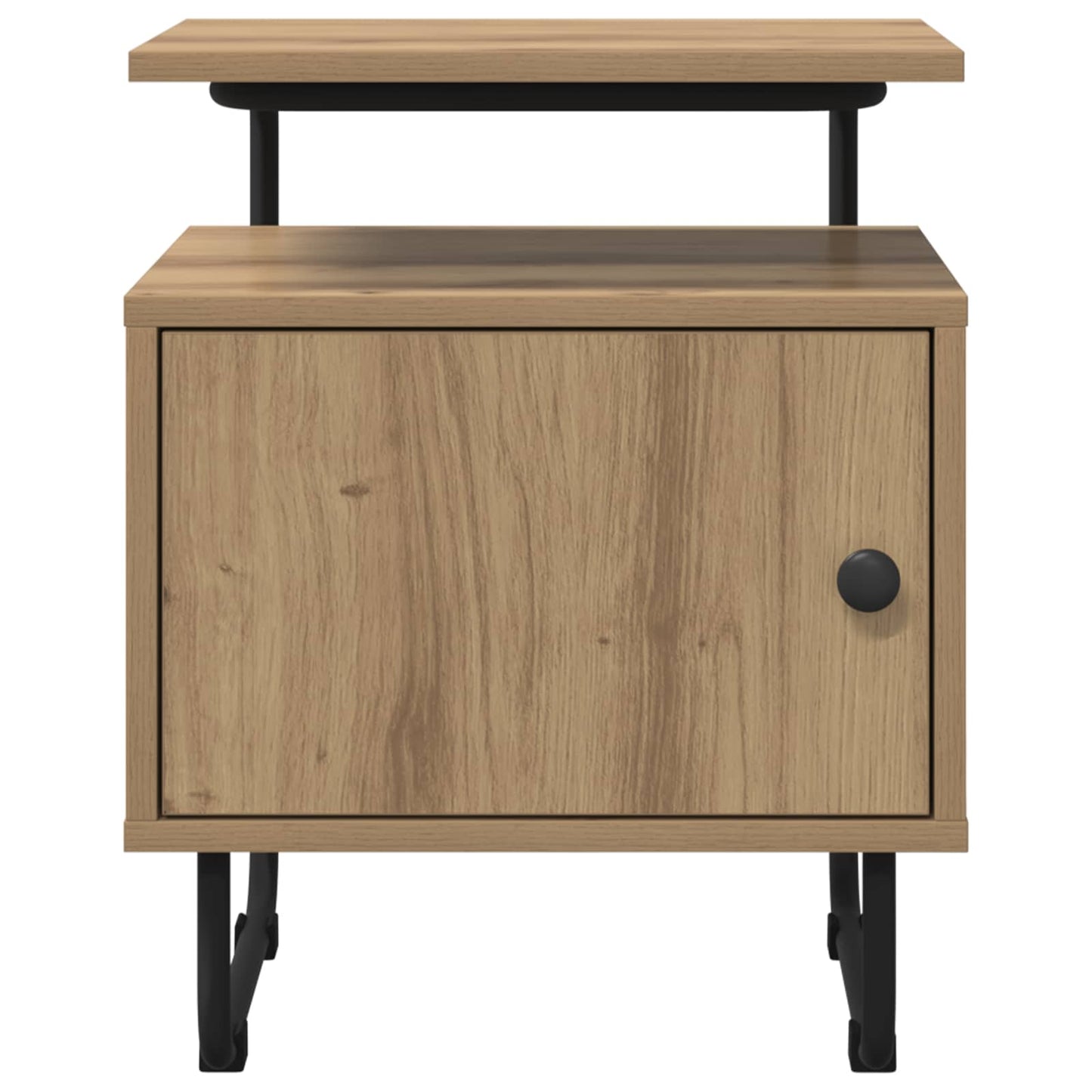 vidaXL Bedside Cabinet 2 pcs Artisan Oak 40 x 36.5 x 50 cm 5