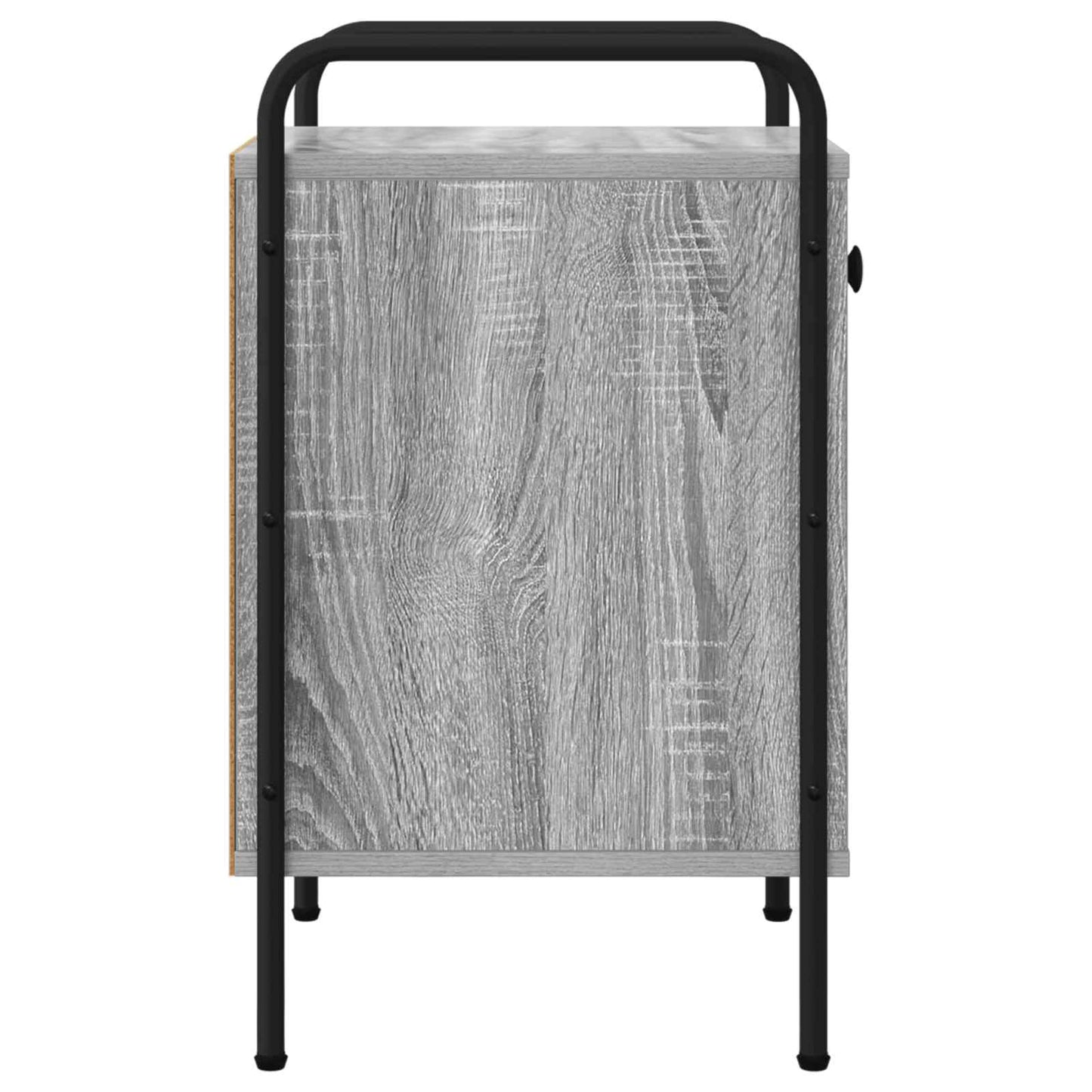vidaXL Bedside Cabinet Grey Sonoma 35 x 36.5 x 61 cm Engineered Wood 5