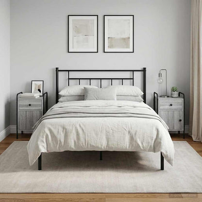 Bedside Cabinet 35 x 36.5 x 61 cm Grey sonoma 2