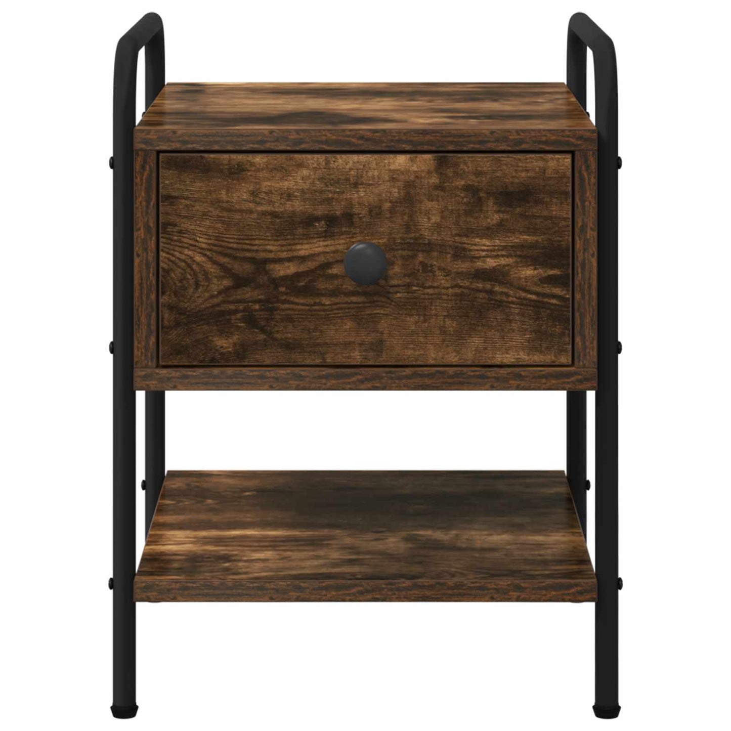 vidaXL Bedside Cabinet 2 pcs Smoked Oak 35 x 36.5 x 47 cm 6