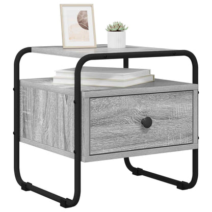 Bedside Cabinet 40 x 39.5 x 40 cm Grey sonoma