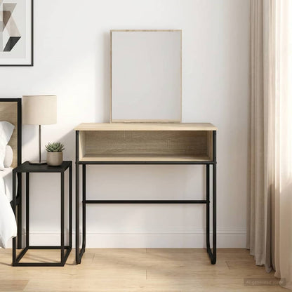 vidaXL Dressing Table Sonoma Oak 81 x 40 x 131 cm Engineered Wood 1