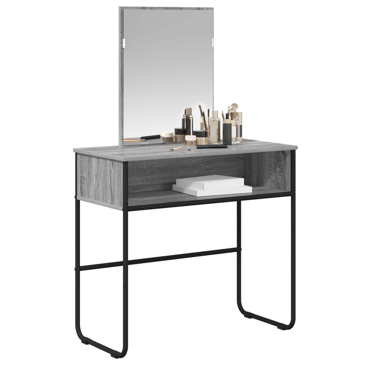 Dressing Table 81 x 40 x 131 cm Engineered Wood Grey sonoma