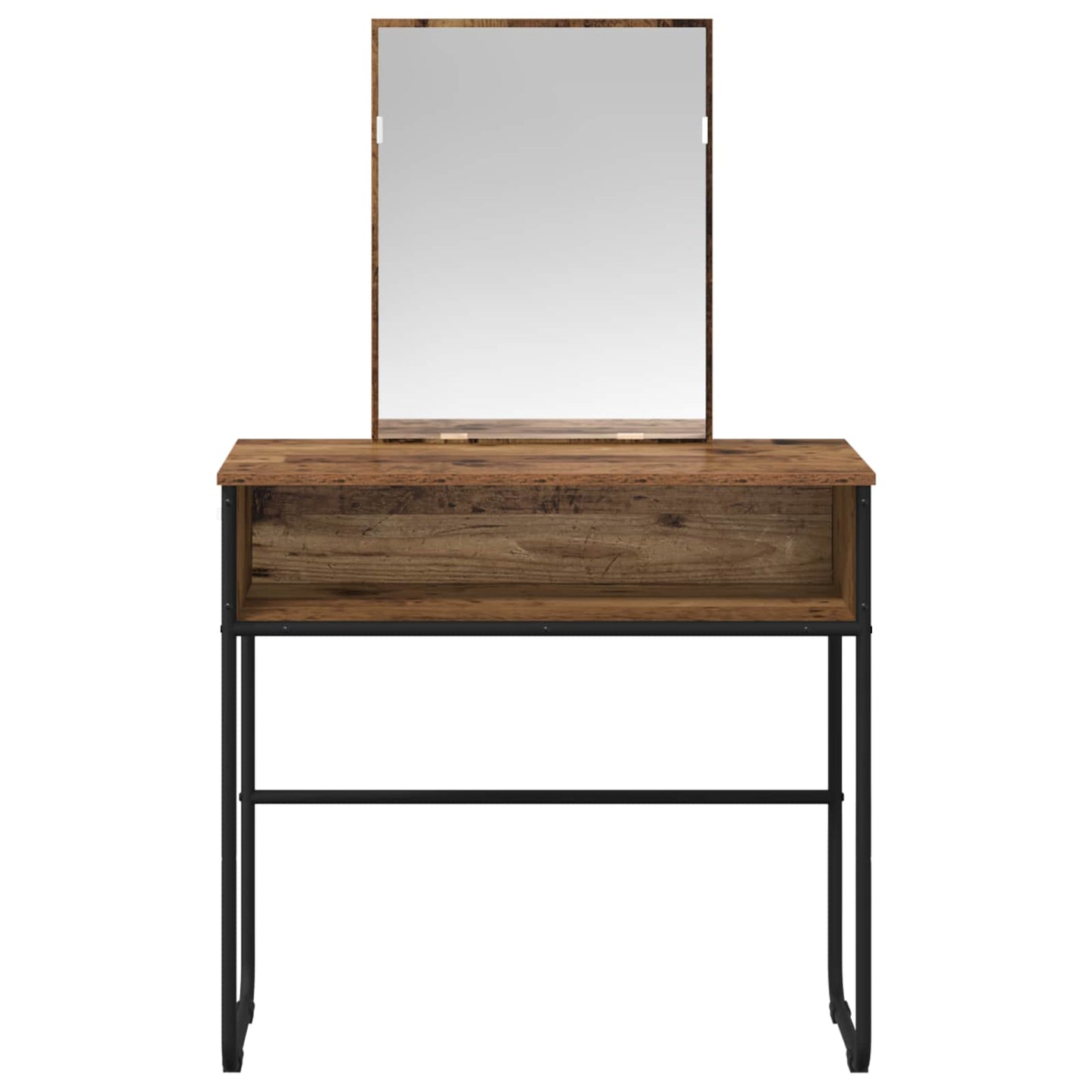 vidaXL Dressing Table Old Wood 81 x 40 x 131 cm Engineered Wood 4