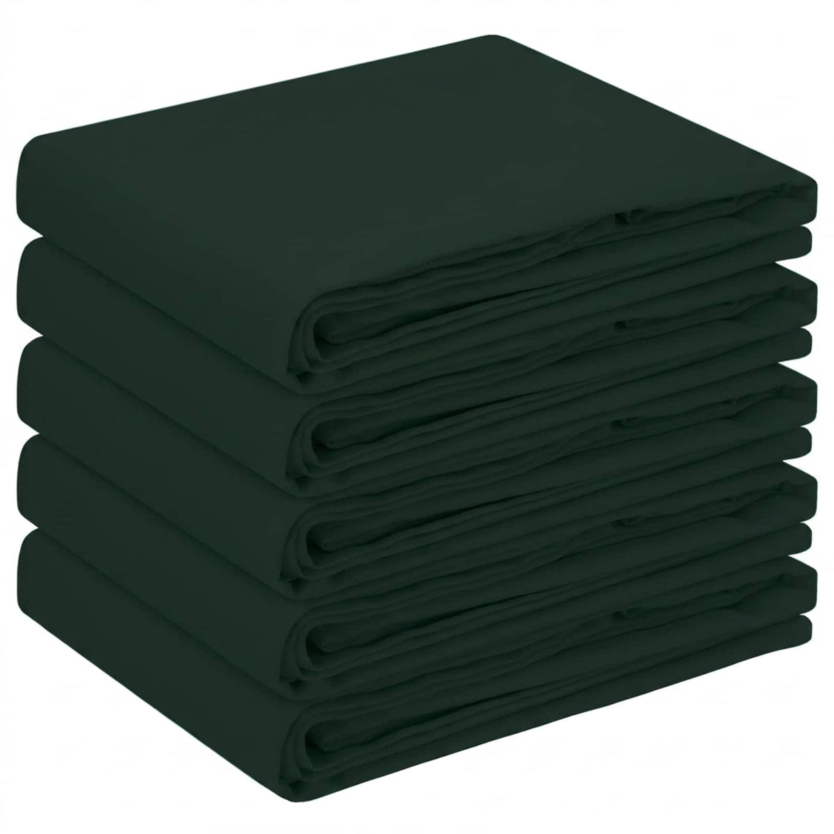 vidaXL Table Cloth 5 pcs Round Dark Green Ø 180 cm Polyester 2