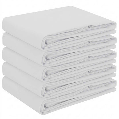 vidaXL Table Cloth 5 pcs White Dia. 180 cm Polyester Round 2