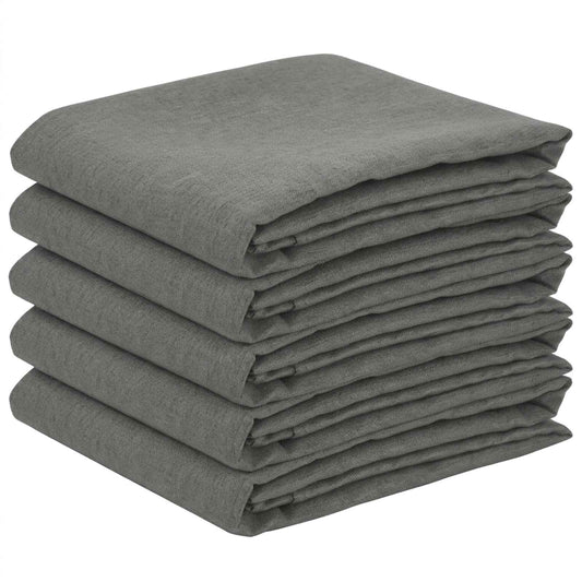Table Cloth 5 pcs Rectangular Light Grey