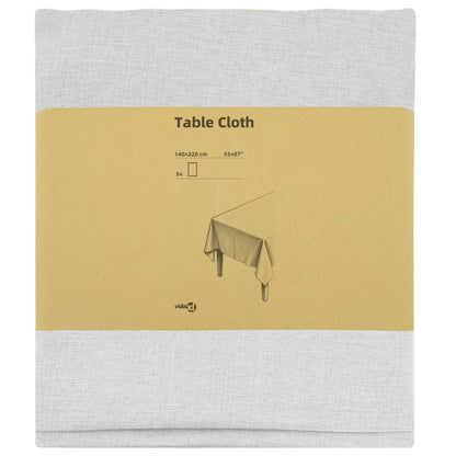 Table Cloth 5 pcs Rectangular White