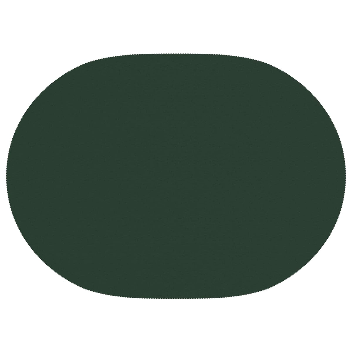 Table Cloth Oval Dark Green