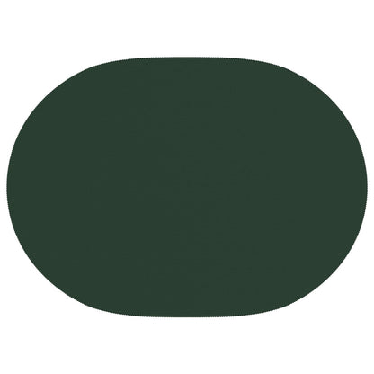 Table Cloth Oval Dark Green