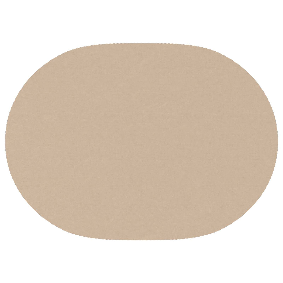 Table Cloth Oval Beige