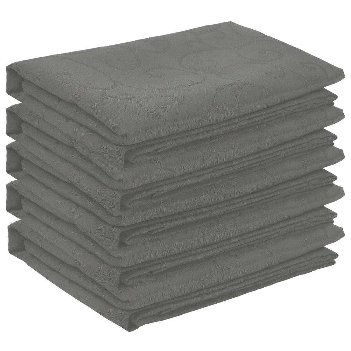 vidaXL Table Cloth 5 pcs Rectangular Light Grey 140 x 260 cm 2