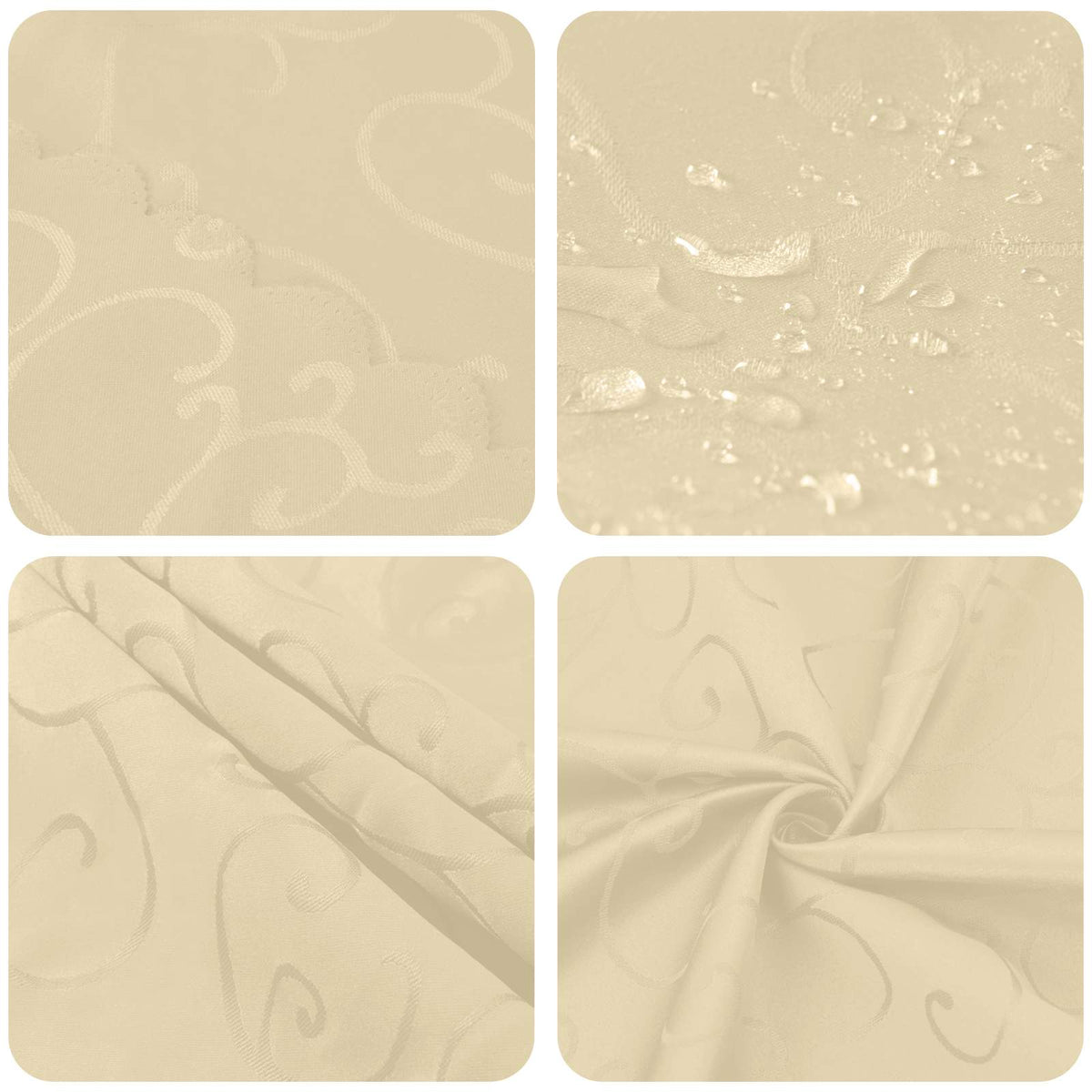Table Cloth Cream White