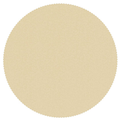Table Cloth 5 pcs Round Cream White