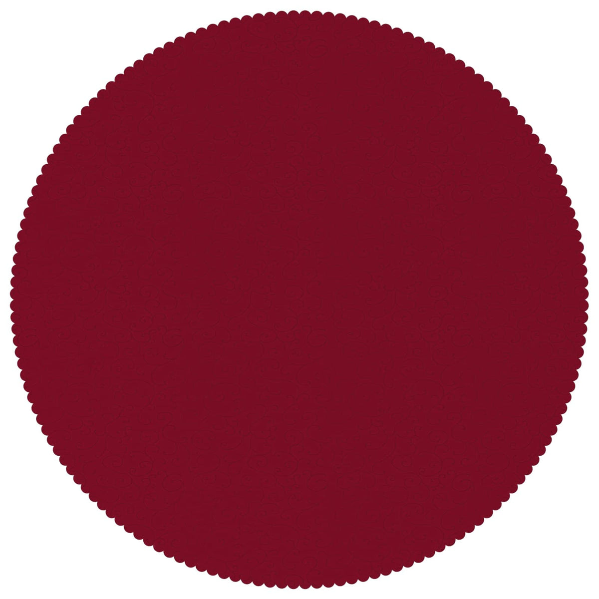 vidaXL Table Cloth 5 pcs Wine Red Dia. 180 cm Round 5