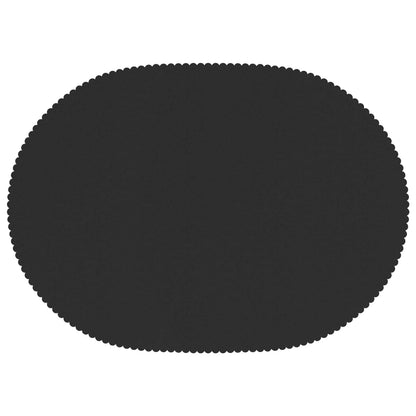 Table Cloth 5 pcs Oval Dark Grey