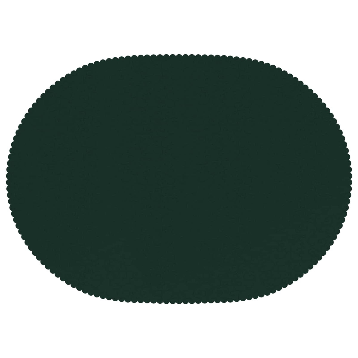 Table Cloth 5 pcs Oval Dark Green