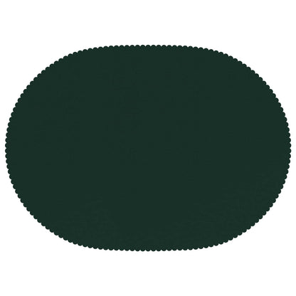 Table Cloth 5 pcs Oval Dark Green