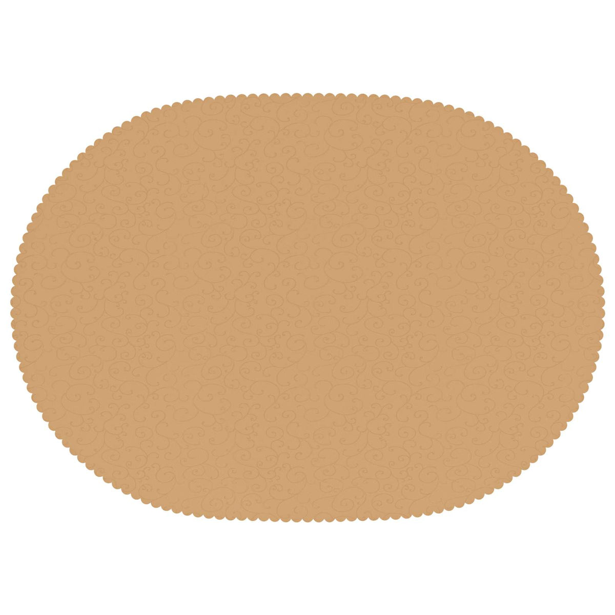 Table Cloth 5 pcs Oval Beige