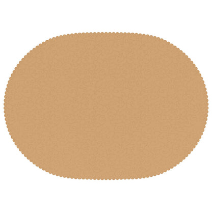 Table Cloth 5 pcs Oval Beige