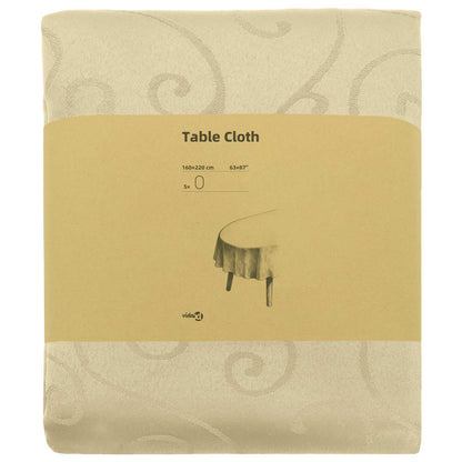 Table Cloth Rectangular 5 Cream white 160 x 220 cm