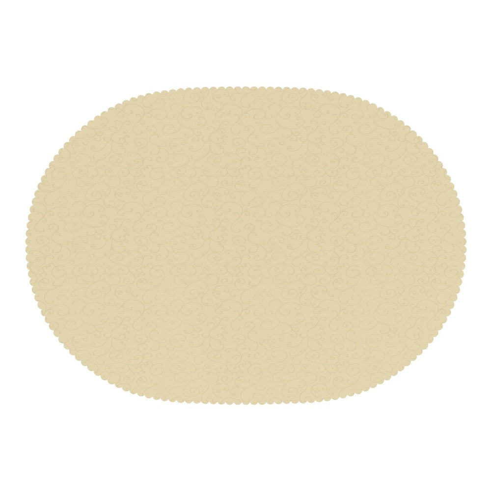 Table Cloth 5 pcs Oval Cream White