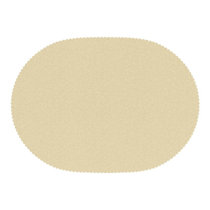 Table Cloth 5 pcs Oval Cream White