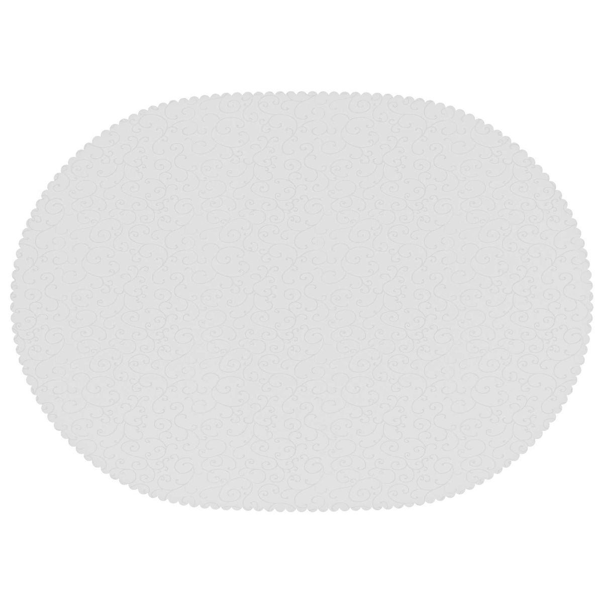 Table Cloth 5 pcs Oval White