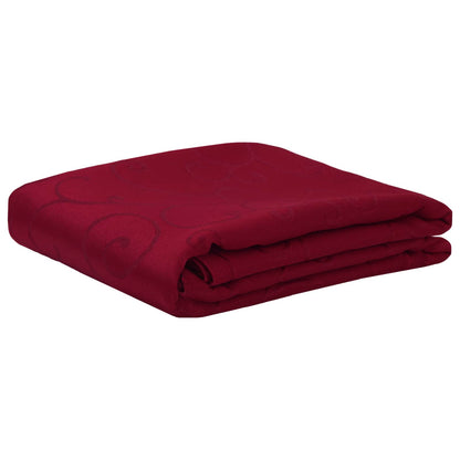 Table Cloth 5 pcs Oval Wine Red