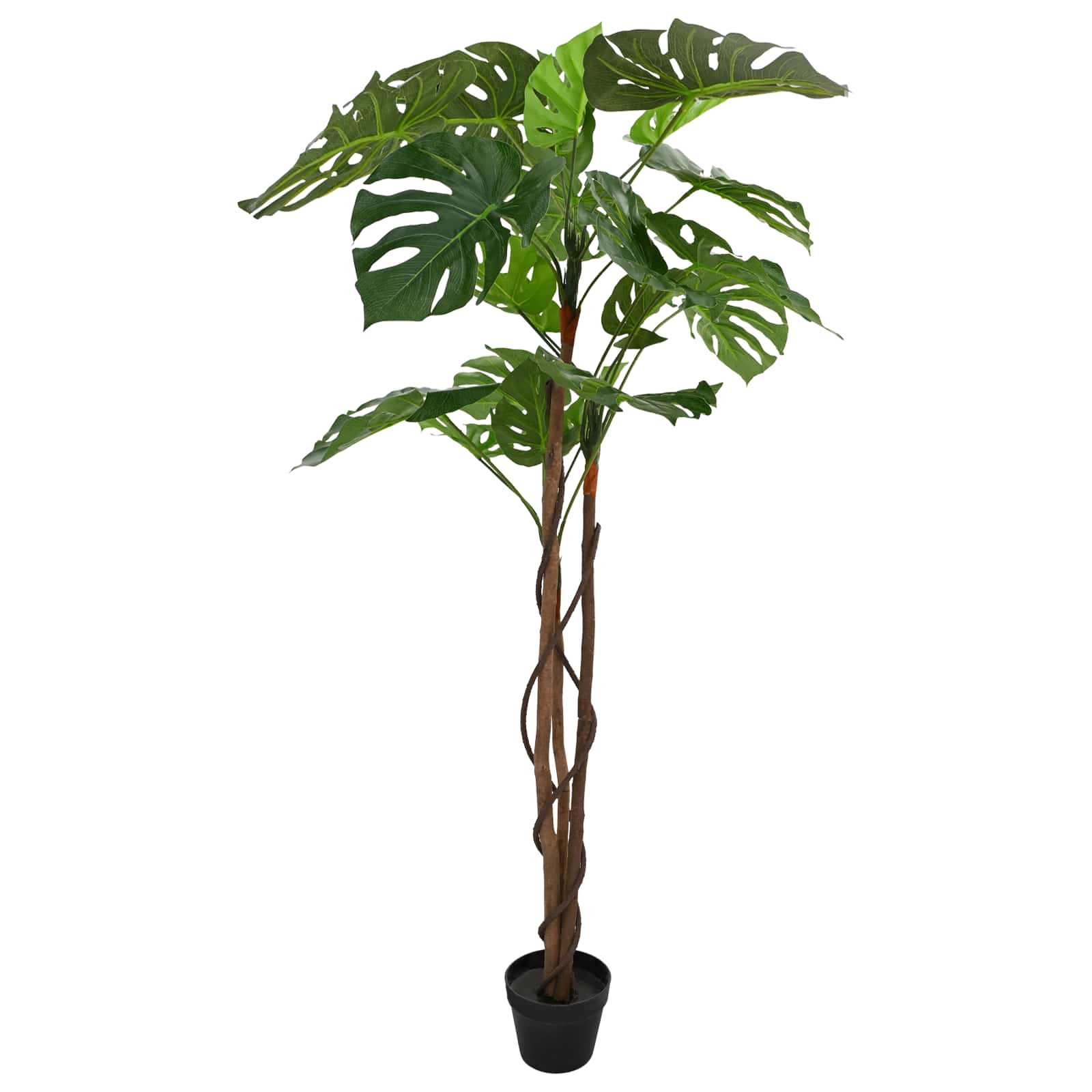 vidaXL Artificial Monstera Plant Green 94 x 18 x 170 cm 3