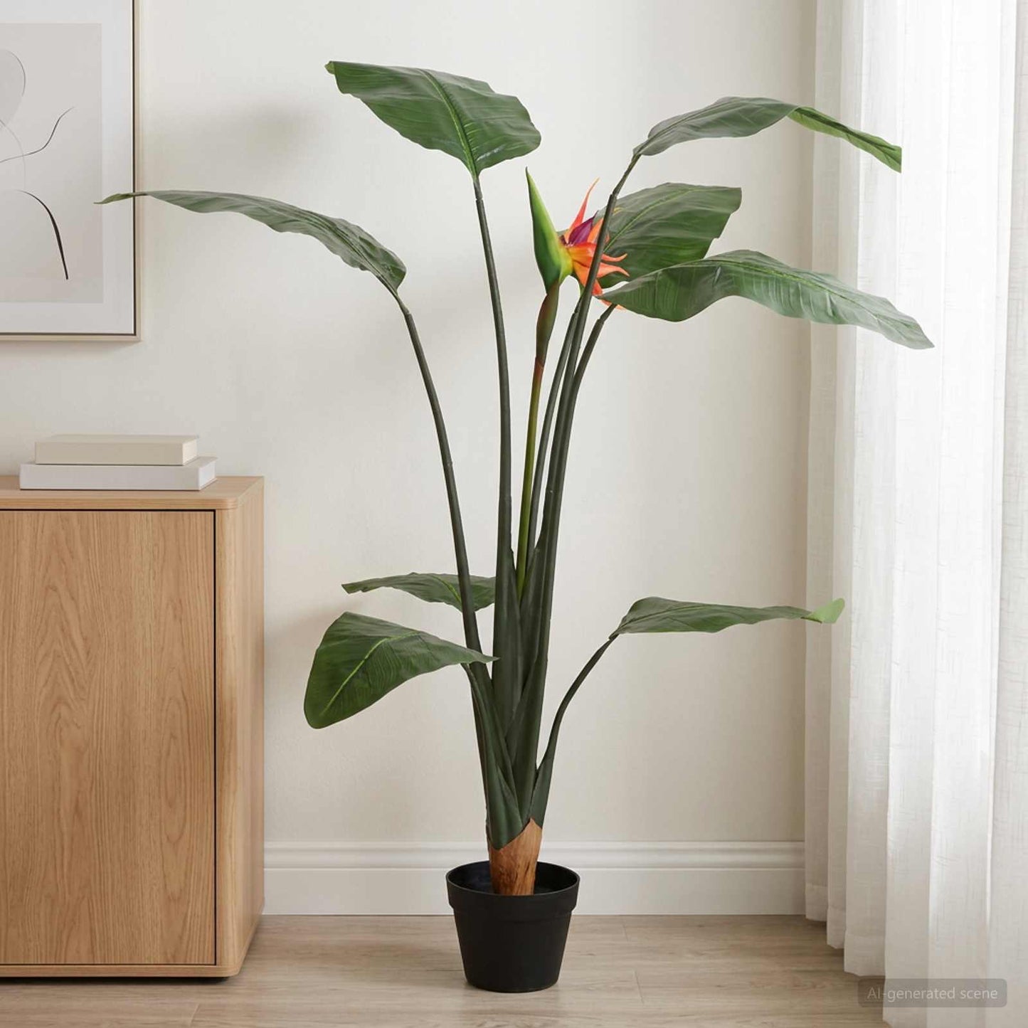 vidaXL Artificial Strelitzia Plant Green 70 x 18 x 155 cm 1