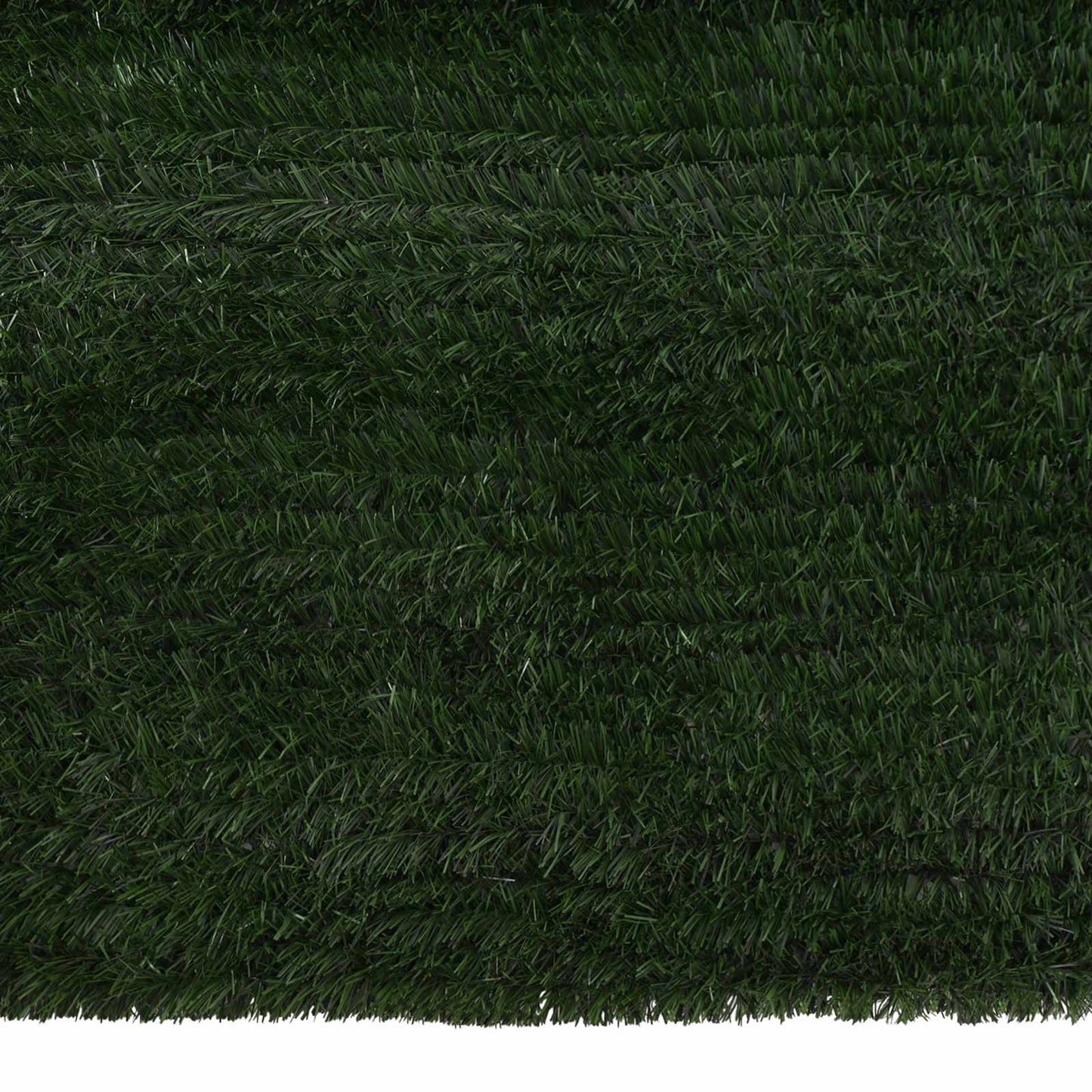 vidaXL Artificial Fence Dark Green 1 x 6 m PVC and Steel 4