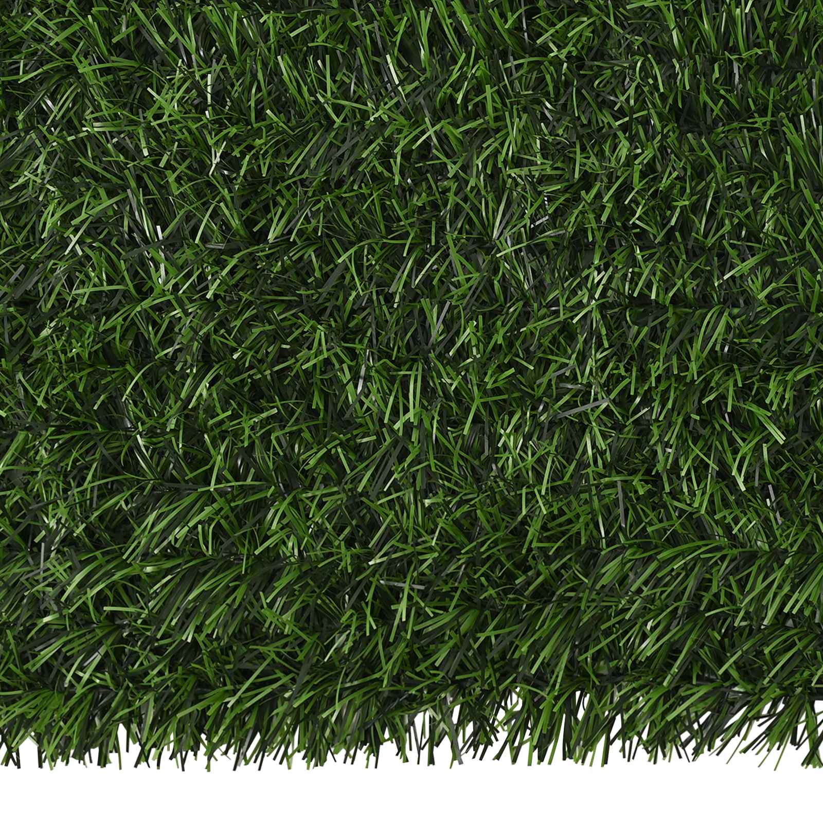 vidaXL Artificial Fence Light Green 1 x 6 m PVC and Steel 4
