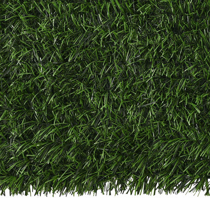 vidaXL Artificial Fence Light Green 1 x 6 m PVC and Steel 4