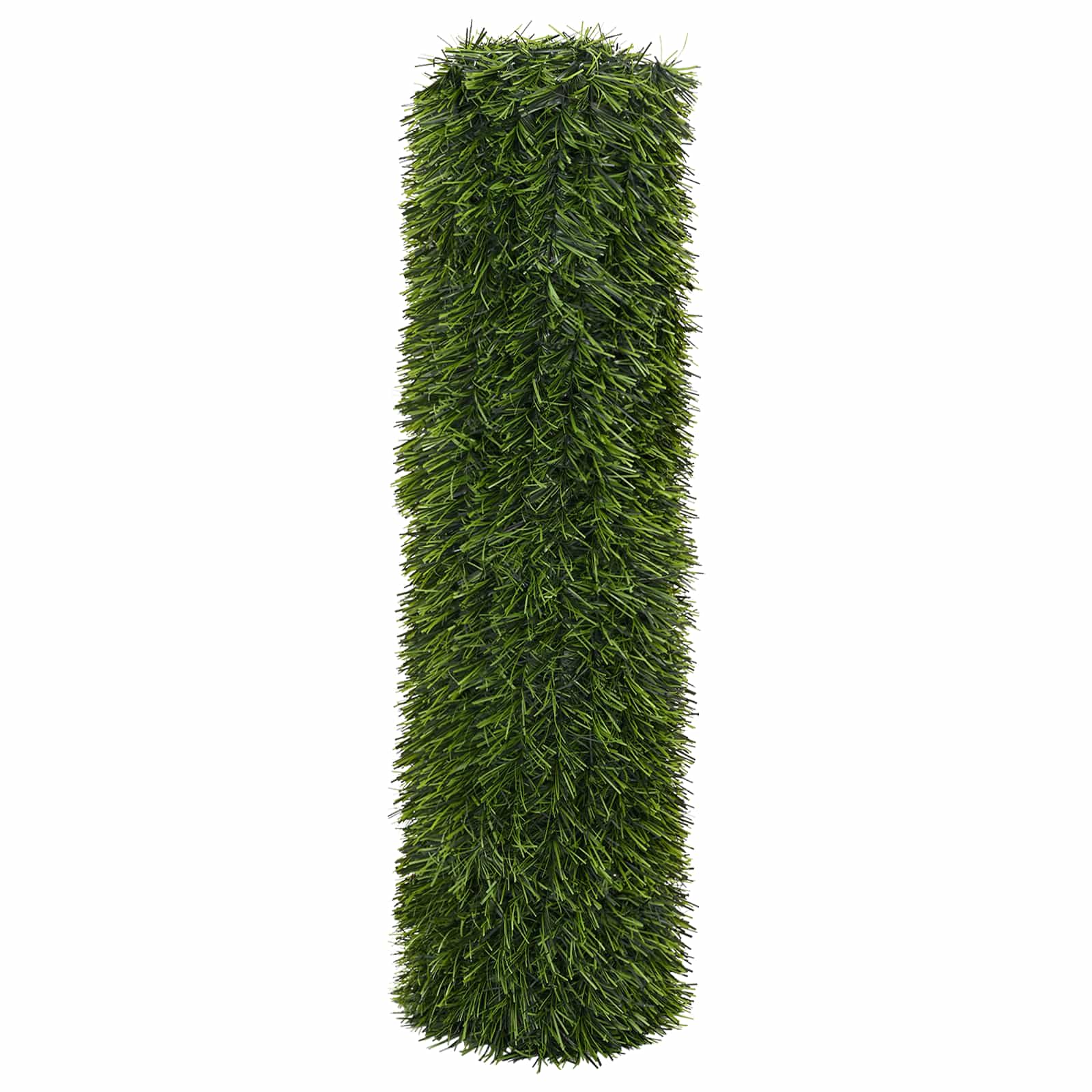 vidaXL Artificial Fence Light Green 1 x 6 m PVC and Steel 3