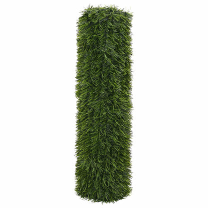 vidaXL Artificial Fence Light Green 1 x 6 m PVC and Steel 3