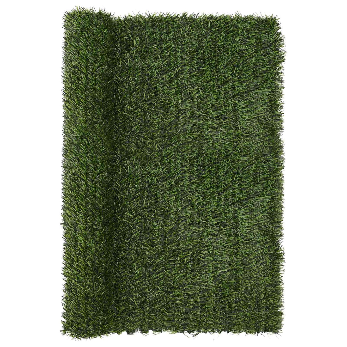 vidaXL Artificial Fence Light Green 1.5 x 3 m PVC and Steel 2