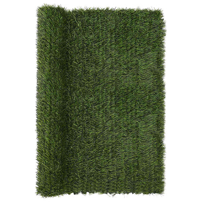 vidaXL Artificial Fence Light Green 1.5 x 3 m PVC and Steel 2