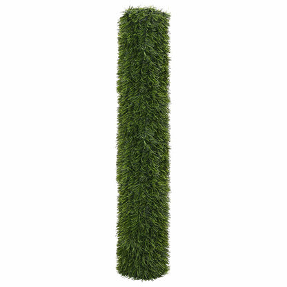 vidaXL Artificial Fence Light Green 1.5 x 3 m PVC and Steel 3