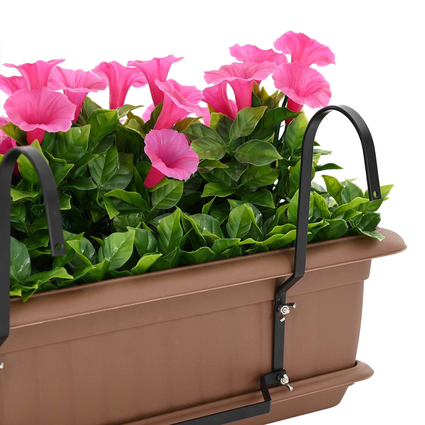 vidaXL Artificial Flowers Purple Red 55 x 20 x 55 cm PE and Steel 6