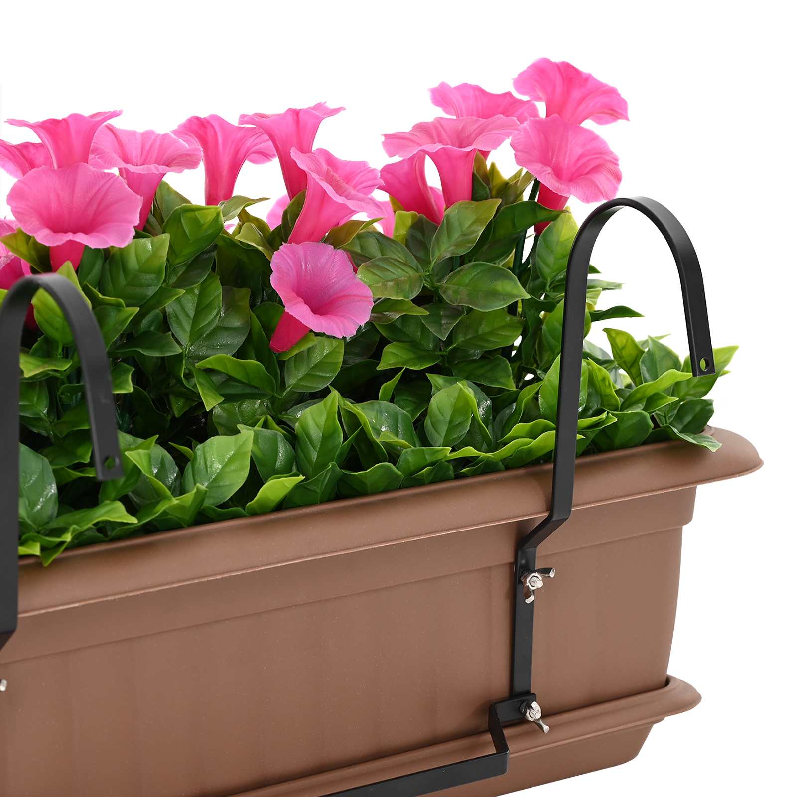 vidaXL Artificial Flowers Purple Red 55 x 20 x 55 cm PE and Steel 6