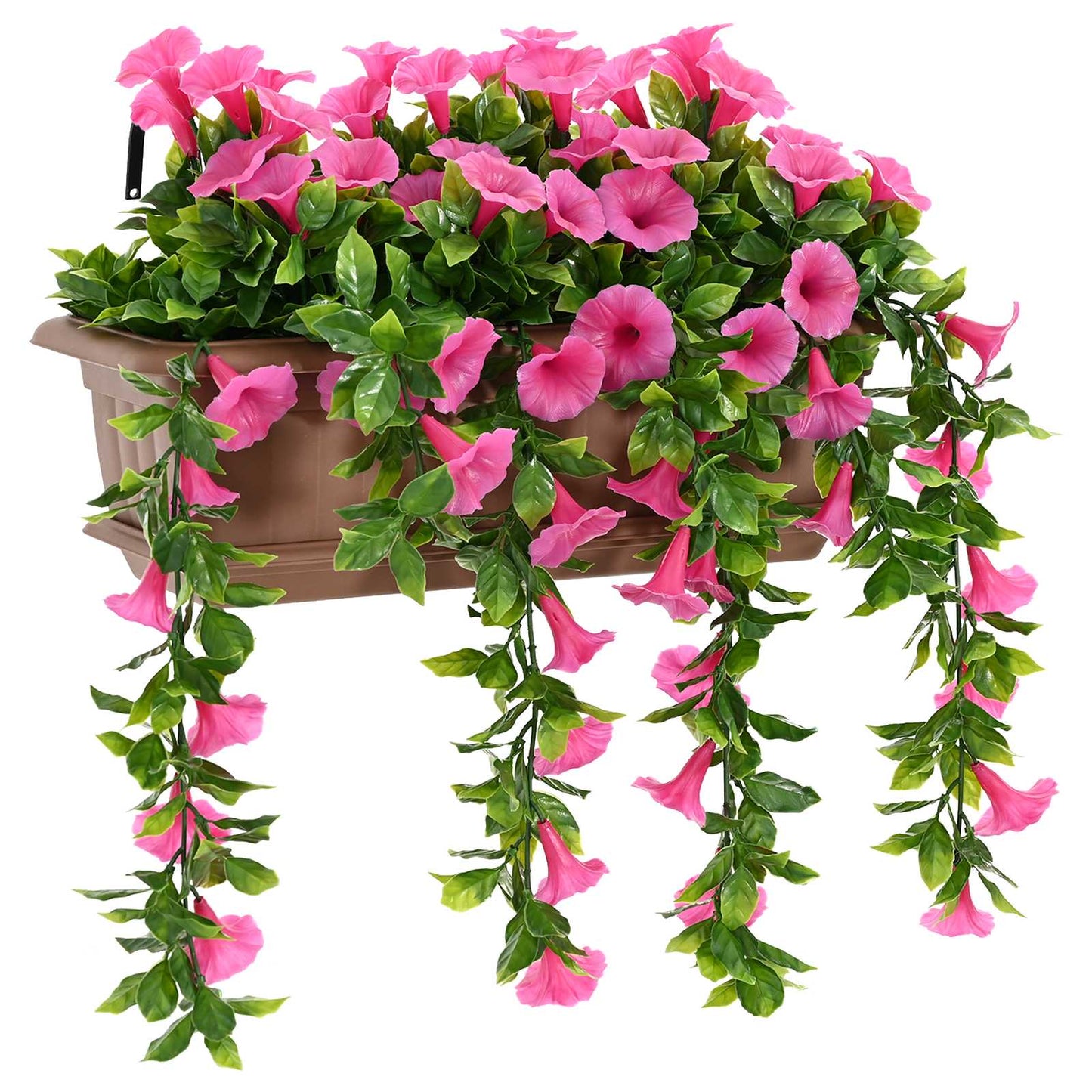 vidaXL Artificial Flowers Purple Red 55 x 20 x 55 cm PE and Steel 3