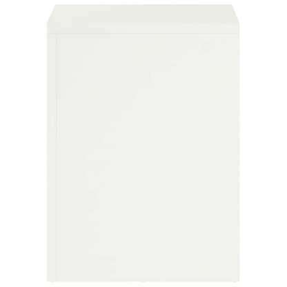 vidaXL Plant Stand 2 pcs White 30 x 30 x 40 cm Steel 4