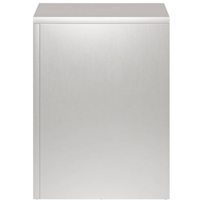vidaXL Plant Stand Silver 30 x 30 x 40 cm Steel 4