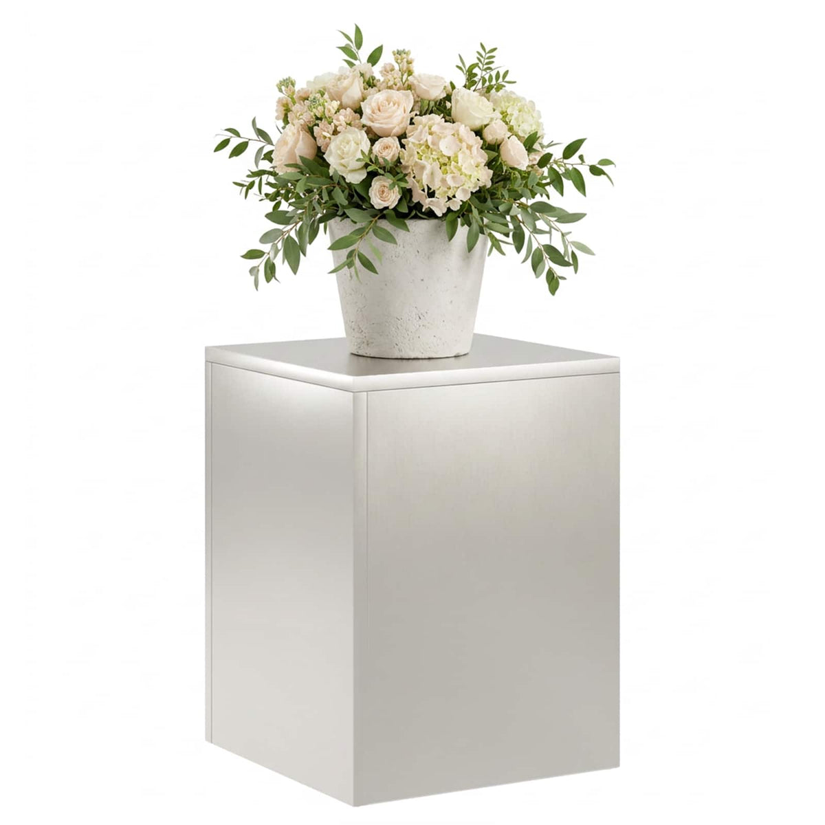 vidaXL Plant Stand Silver 30 x 30 x 40 cm Steel 3
